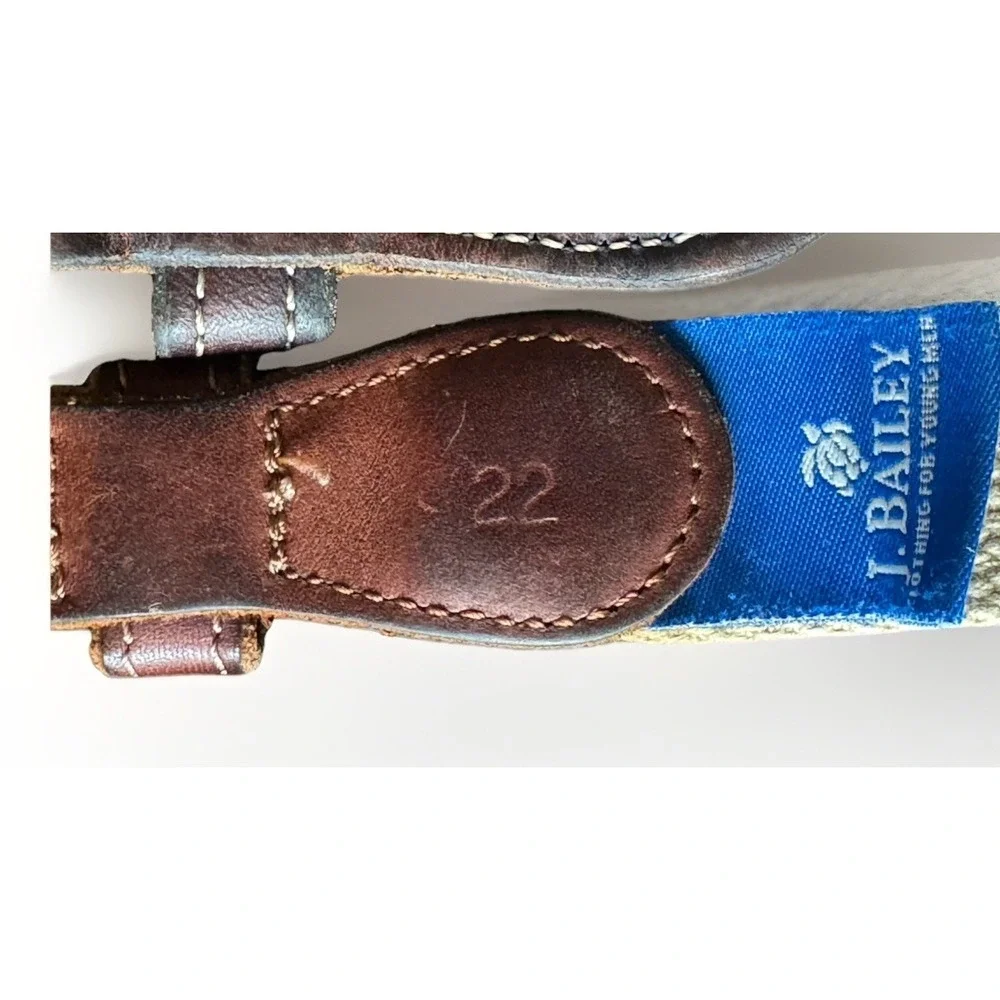 J. Bailey Bailey Boys Belt Lot of 4 Size 22 Golf Masters Fish Marlin USA Flag